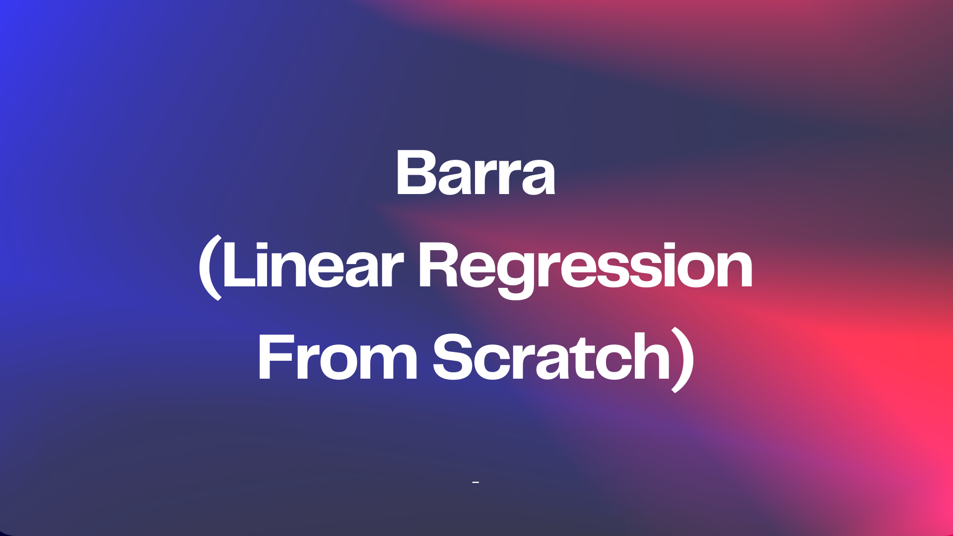 Barra