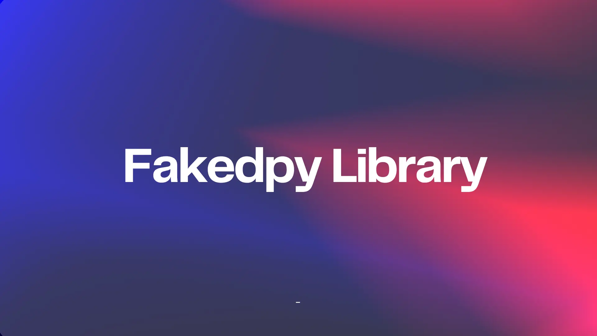 FakedPy